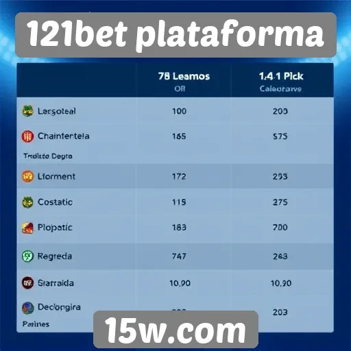 Comparação entre 121bet plataforma e concorrentes do setor